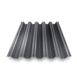 Профнастил HC-35 Protect RAL 7024 мокрый асфальт 0,5 мм