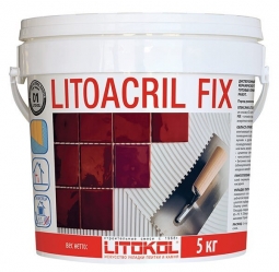 Клей Litokol Litoacril Fix для плитки, Ведро 5кг