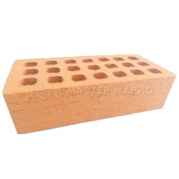 Кирпич лицевой керамический «Соломенный» «Рельеф» пустотелый утолщенный М150