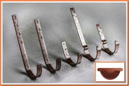 Держатель желоба Nika стропильный RAL8004 Медно-коричневый