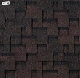 Гибкая черепица Docke Eurasia Лабиринт коричневый
