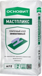 Клей для плитки Основит Мастпликс Т-12 (АС12) эффективный 25кг