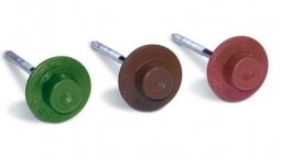 Гвозди Ондулин с закрывающейся шляпкой зеленые