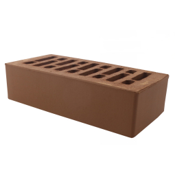 Кирпич лицевой керамический «Коричневый» пустотелый одинарный