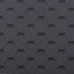 Гибкая черепица Ультра Самба Шунгит