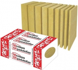 Минераловатный утеплитель ИЗБА Фасад 150 1000х600х50 мм / 4шт .