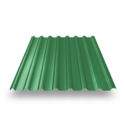 Профнастил МП-20 RAL 6002 лиственно-зеленый 0,45 мм