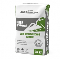 Клей для плитки Уральский Мастеровой Базовый ПЦС-КЛ (25 кг)
