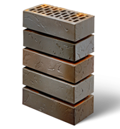 Кирпич лицевой керамический «Флэш» «Агат Сланец» пустотелый одинарный