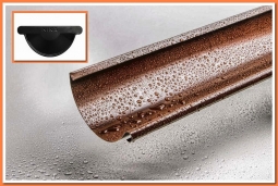 Желоб водосточный RAL9005 Черный янтарь