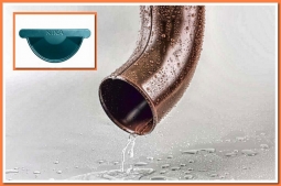 Колено сливное Nika RAL5021 Бирюза