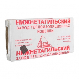 Минераловатный утеплитель НЗТИ П-175 1000х500х50 мм / 4 шт.