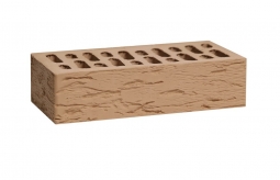 Кирпич лицевой керамический Мокко «Рустик» пустотелый одинарный