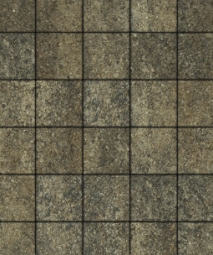 Тротуарная плитка Поревит Квадрат Старый Замок 60 мм 200х200