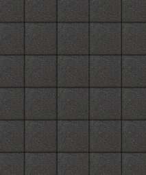 Тротуарная плитка Поревит Квадрат Гранит Черный 200х200х60 мм