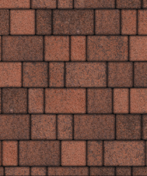 Тротуарная плитка Поревит Старый город Гранит Клинкер, 40 мм 3 плиты