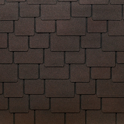 Гибкая черепица Docke Lux Саппоро Зрелый Каштан