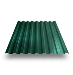 Профнастил С-21 RAL 6005 зеленый мох 0,40 мм