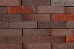 Кирпич лицевой керамический Тайга «Антрацит» «Лава» пустотелый одинарный