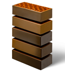 Кирпич лицевой керамический «Флэш-обжиг» пустотелый одинарный