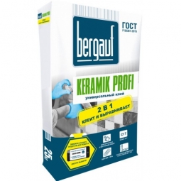 Клей универсальный Bergauf Keramik Profi для внутренних и наружных работ 25 кг