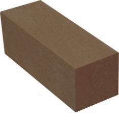 Кирпич лицевой силикатный Коричневый полнотелый одинарный