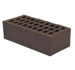 Кирпич клинкерный «Шоколад» пустотелый одинарный