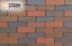 Кирпич лицевой керамический «Flash Bordo» пустотелый Евро 0.9НФ