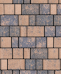 Тротуарная плитка Поревит Старый город Гранит Мустанг, 60 мм 3 плиты