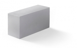Кирпич лицевой силикатный Светло-серый полнотелый утолщенный