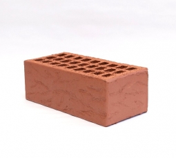 Кирпич лицевой керамический Красный «Кора дерева» пустотелый утолщенный