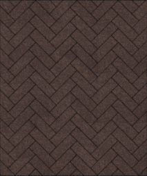 Тротуарная плитка Поревит Паркет Гранит Коричневый 60 мм 180х60 мм