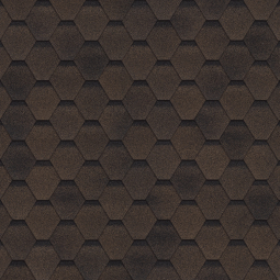 Гибкая черепица Финская Соната Коричневая