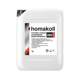 Грунтовка глубокого проникновения Homakoll 05C Prof морозостойкая канистра 1 л