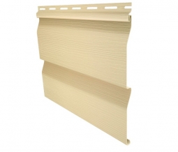 Сайдинг Ю-Пласт Корабельный брус Classic кремовый