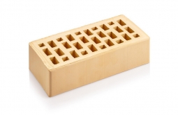 Кирпич лицевой керамический Солома пустотелый одинарный пустотность 38%