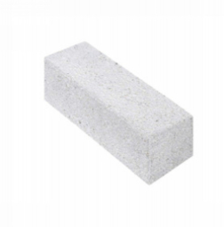Кирпич лицевой угловой вибропресованный «Мрамор» «Белый»