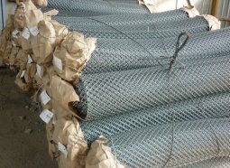 Сетка рабица d=2,0 мм, ячейка 15x15 мм, 1,5х10,0 м светлая