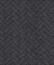 Тротуарная плитка Поревит Паркет Мрамор Черный 60 мм 180х60 мм