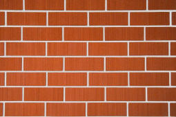 Кирпич лицевой керамический «Красный» «Бархат» пустотелый утолщенный ут. ст.
