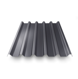 Профнастил С-44 Protect RAL 7024 мокрый асфальт 0,5 мм