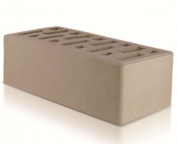 Кирпич лицевой керамический Серый пустотелый утолщенный