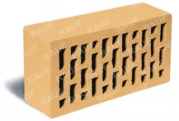 Кирпич лицевой керамический «Соломенный» пустотелый одинарный