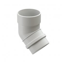 Колено Docke Lux Пломбир 45 градусов