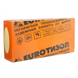 Базальтовый утеплитель Тизол Euro Вент В 100 1000х600х50 мм / 6 пл.