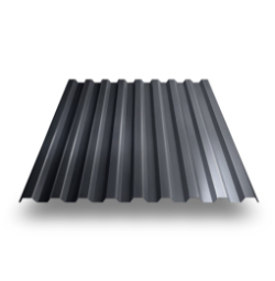 Профнастил С-21 RAL 7024 мокрый асфальт 0,40 мм