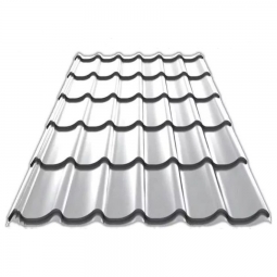 Металлочерепица Монтеррей Сигнальный серый RAL 7004