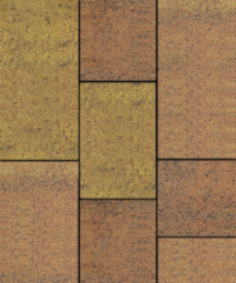 Тротуарная плитка Поревит Трио Гранит Саванна, 60 мм