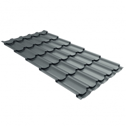 Металлочерепица Kvinta Plus Мышино-серый RAL 7005