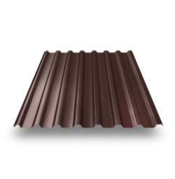 Профнастил МП-20 Protect RAL 8017 шоколад 0,5 мм